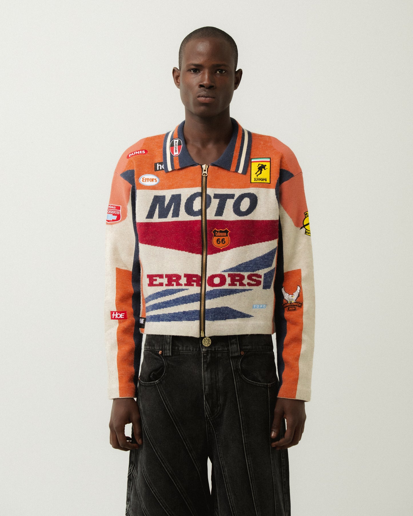 KNITTED MOTO JACKET