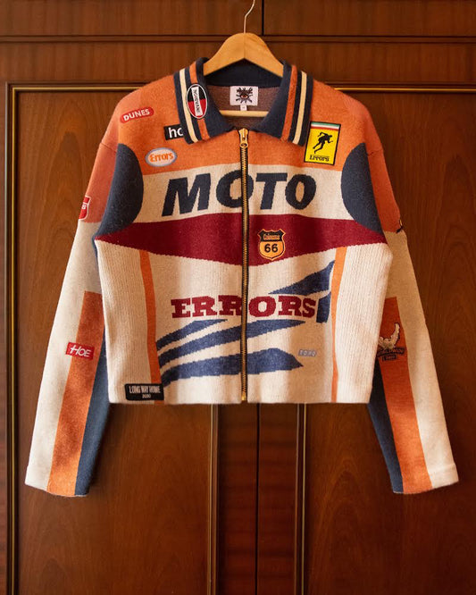 KNITTED MOTO JACKET