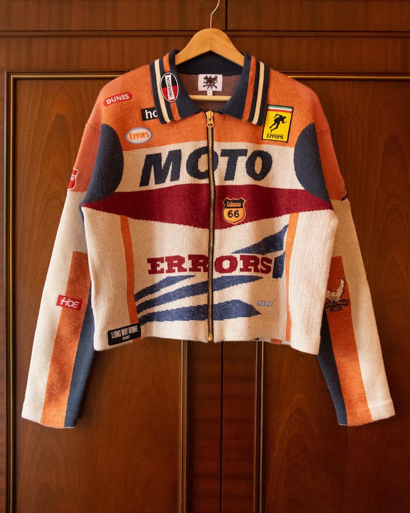 KNITTED MOTO JACKET