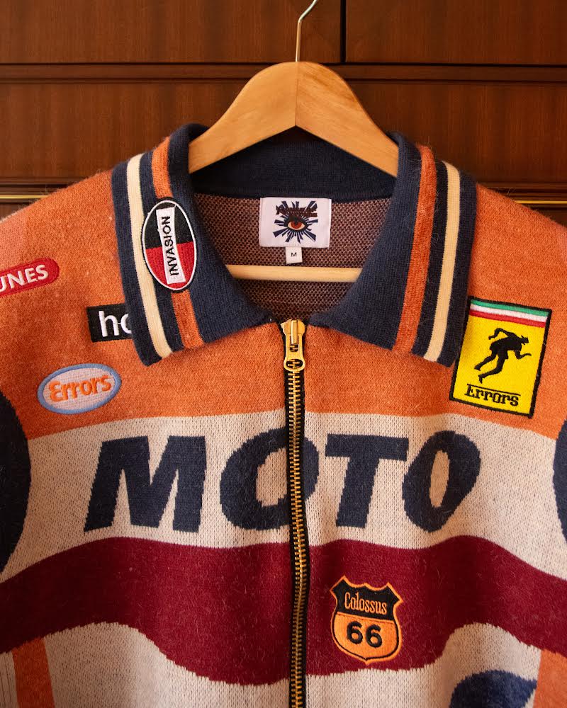 KNITTED MOTO JACKET