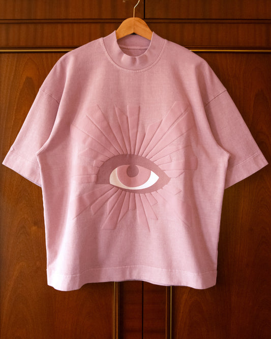 ALL-SEEING HEAVYWEIGHT TEE IN BLOSSOM