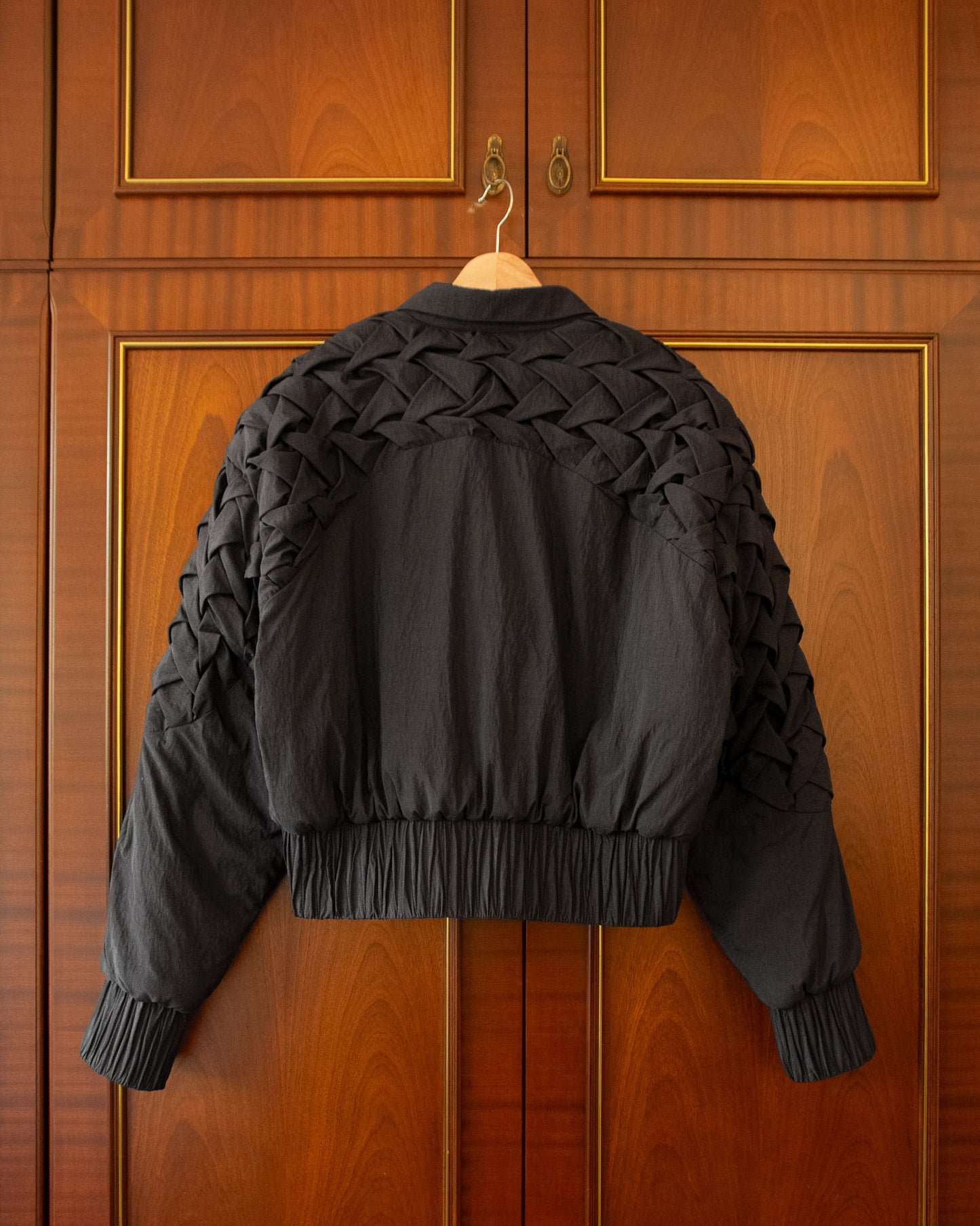 SMOCKWEAVE BOMBER JACKET